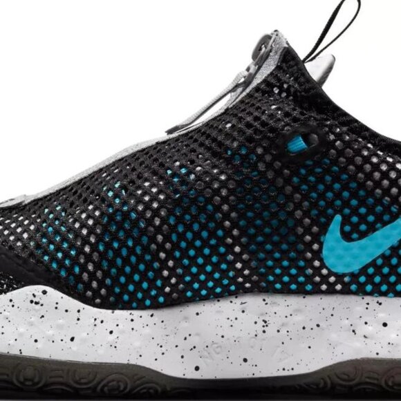 Nike PG 4 EP IV Paul George Black Grey Teal Blue Men Basketball Shoes SIZE US 8 - Picture 3 of 9